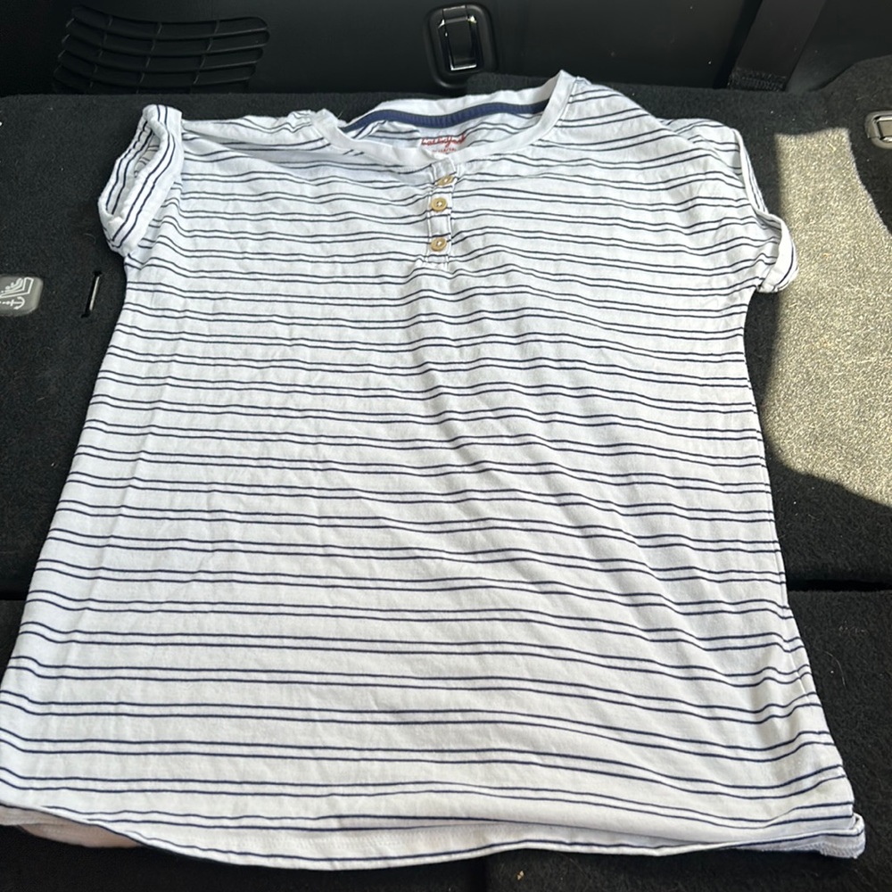 Stripped shirt, XL, Jean buttons